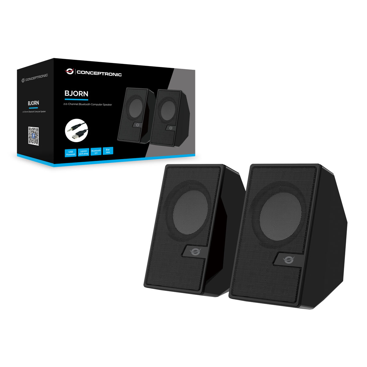 Reproduktory k PC Conceptronic BJORN02B Černý 6 W